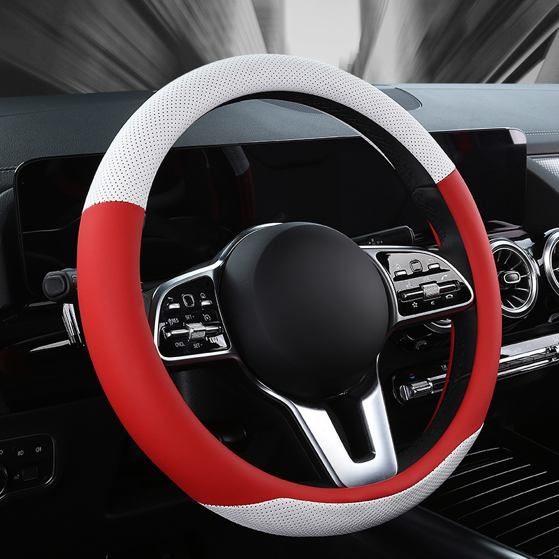 A car steering wheel with a hyper-fry hole and a four-season universal round D-shaped vehicle carrying a surrogate.