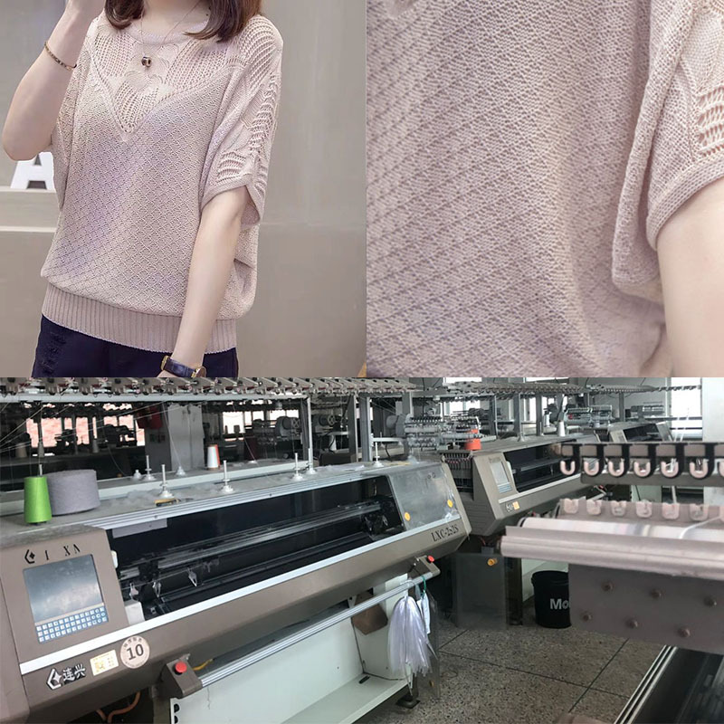 Chiếc váy đan ngắn có đá mới của nhà máy, một con dơi thời trang ngắn.