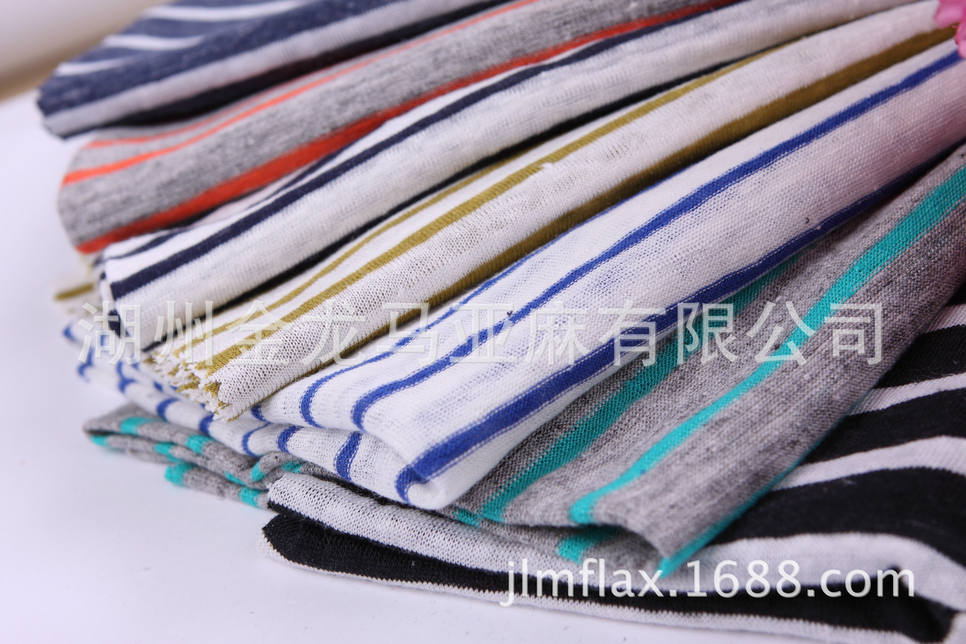 French imported raw materials with colored linen