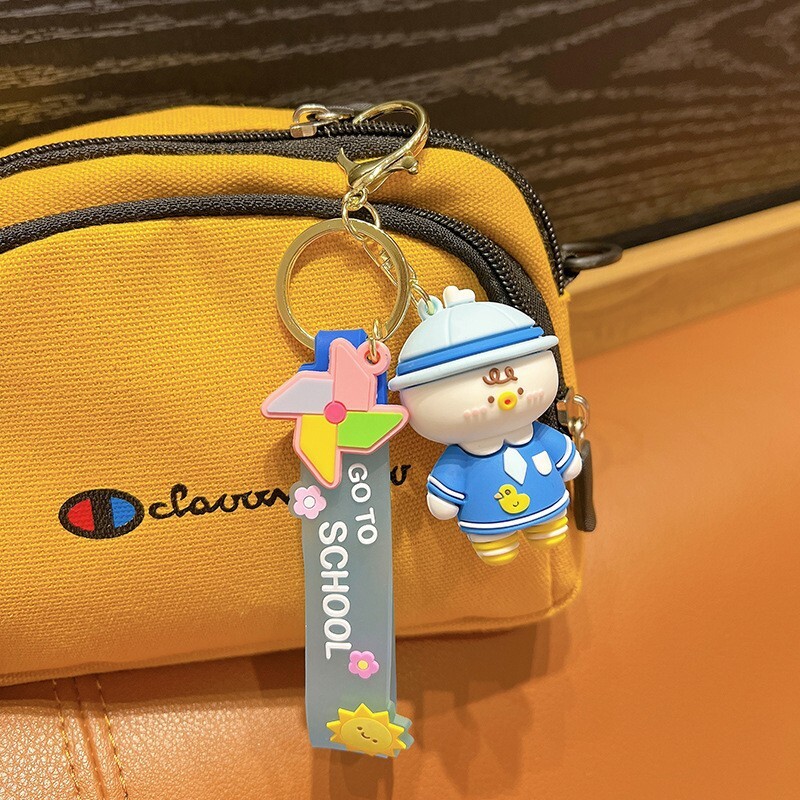 Các ca sĩ là trong phiên bản đầu tiên của trường học với Bear Keys và Puss Key Chains.