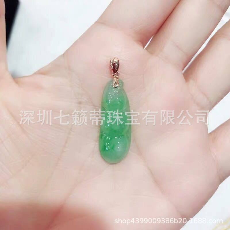 18-K Emerald Emerald คําบรรยาย emerald ยุบ K-K-Goldy Waxercracker DIY 18-K Parts