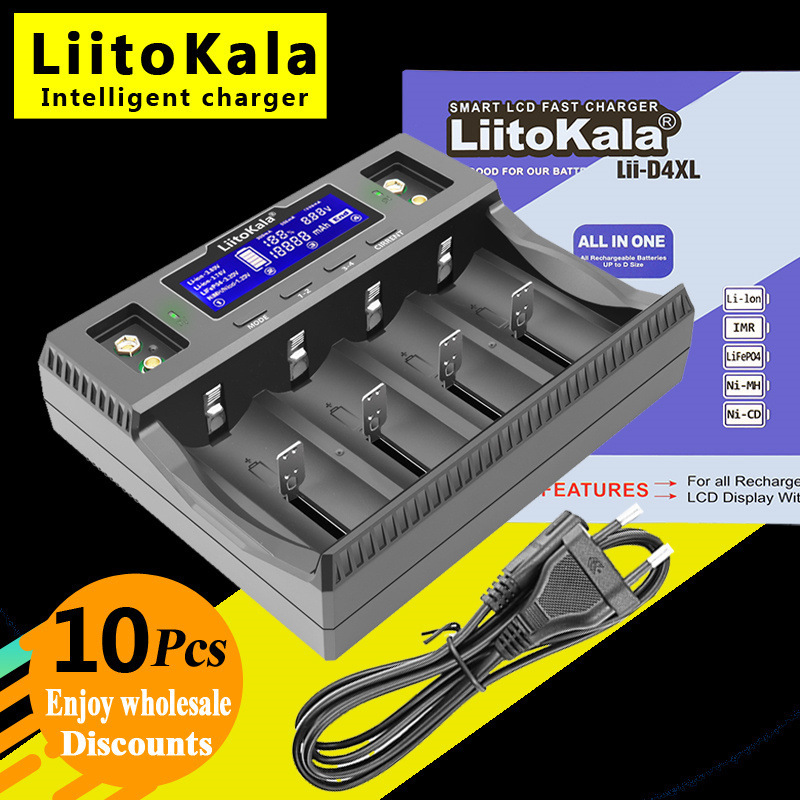 Liito의 도매 Kala Lii-D4XL 18650/2170/3270/26650 3.7V/3.2V 제품 설명