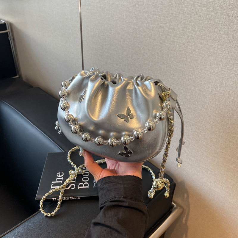 593367 new high-end slant-packed, small-scale design chain with a hot summer bucket bag.
