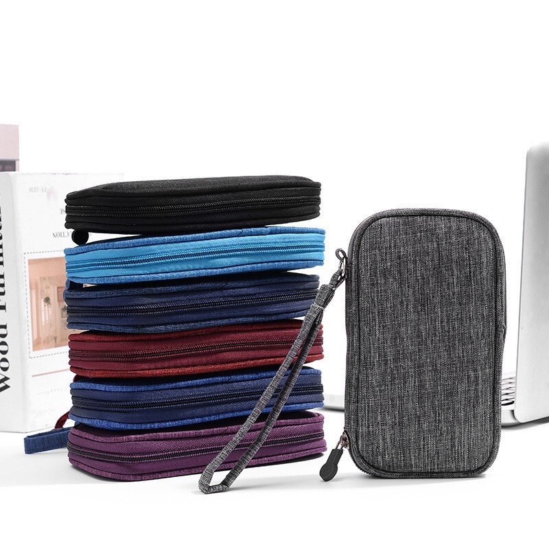 Wholesale multi-purpose anti-shock phone digital spares to receive a bag of cell phone bags to charge the data line to receive a spot