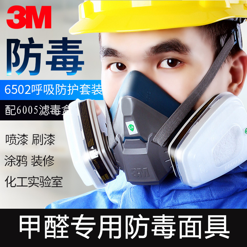 3M6502 with 6005 formaldehyde special gas mask paints for the gas-fouling laboratory shield