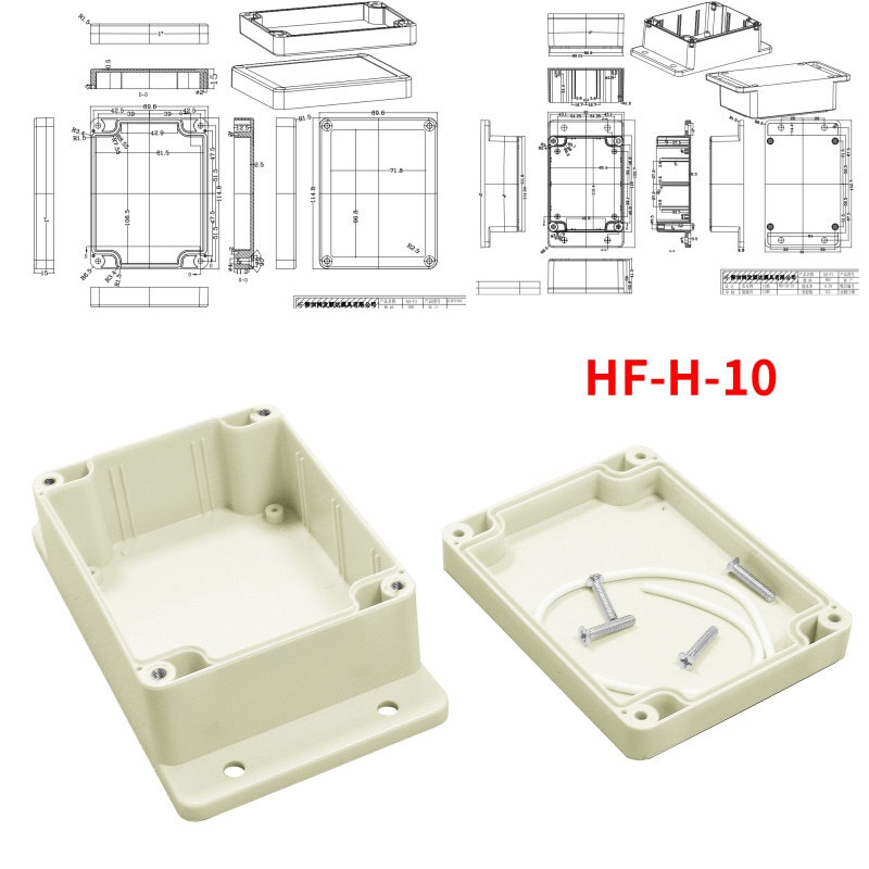 Waterproof wire boxes buried outdoors abs to monitor power box plastic shell sub-lines without an ISP protection against rain