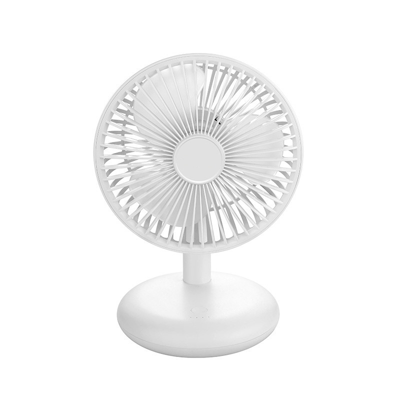 The factory's cross-border trading small desktop fan USB portable chargeable large wind mini-office table