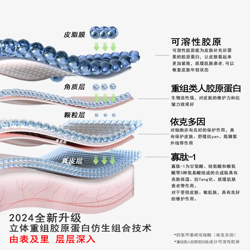 Và bột khô chứa protein dính lên da để làm sáng da.