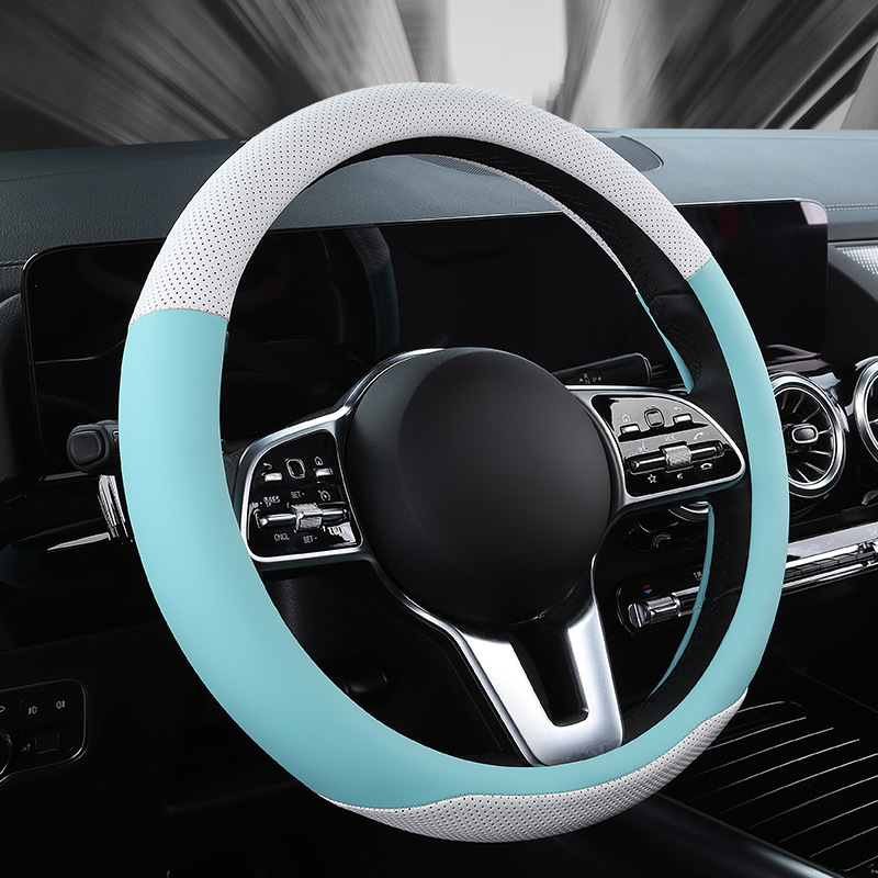 A car steering wheel with a hyper-fry hole and a four-season universal round D-shaped vehicle carrying a surrogate.