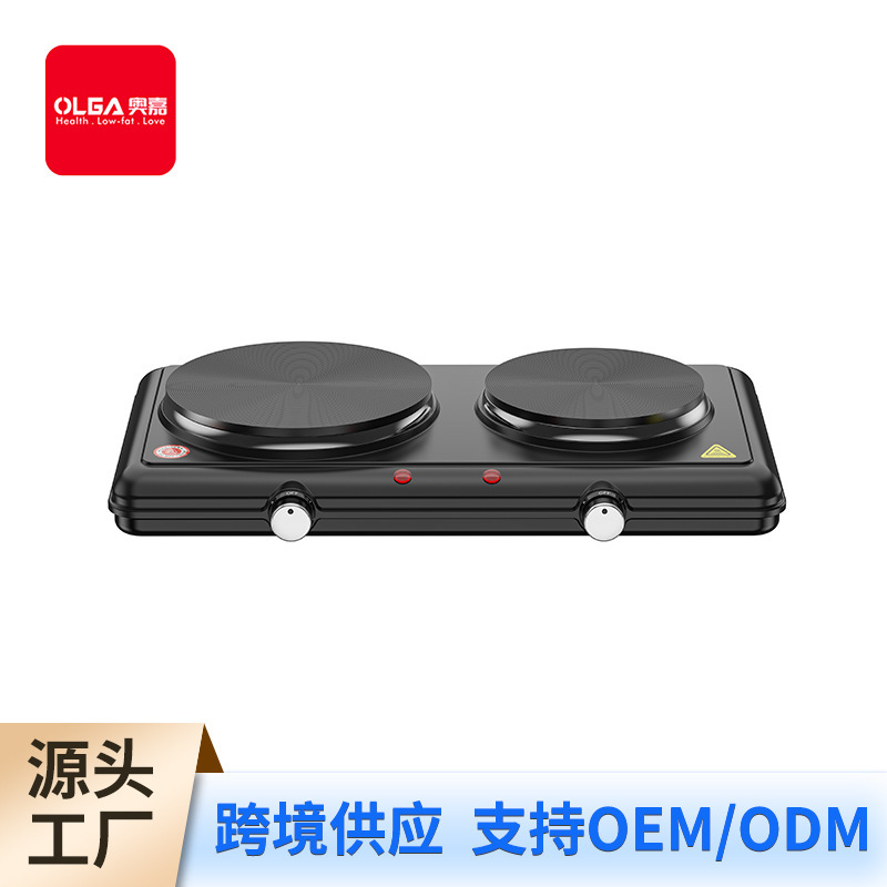 外貿家用2500w雙盤電熱爐 跨境 hot plate 現貨220V歐規電爐批發