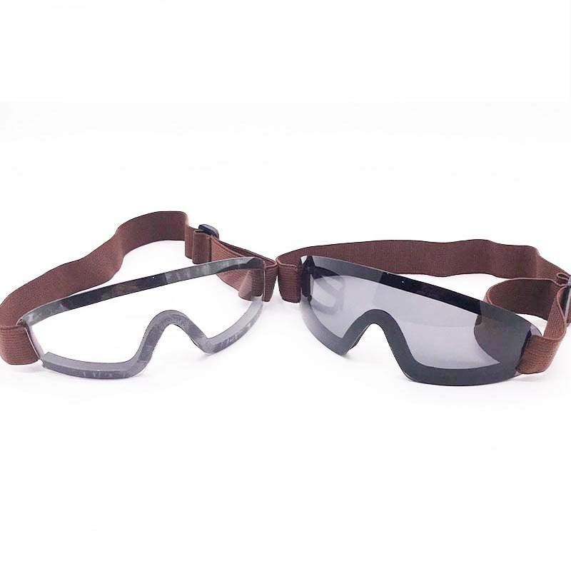 Unboxed super-light against high-speed particle impact tactical wind mirrors, skydiving eyeglasses.