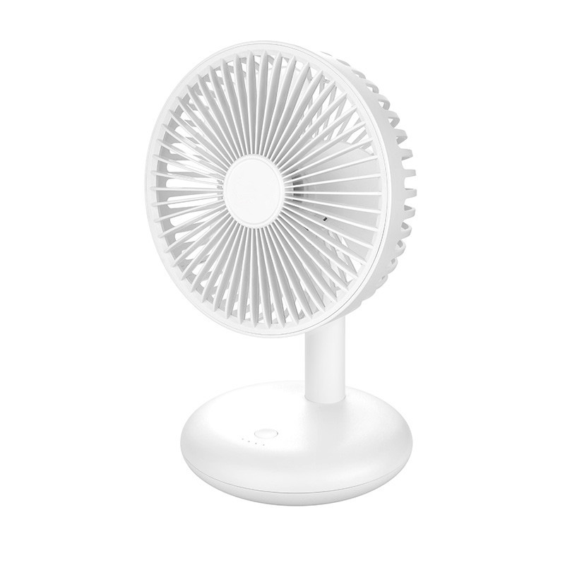 The factory's cross-border trading small desktop fan USB portable chargeable large wind mini-office table