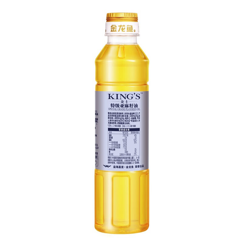 金龍魚King's 特級亞麻籽油400ml 食用油