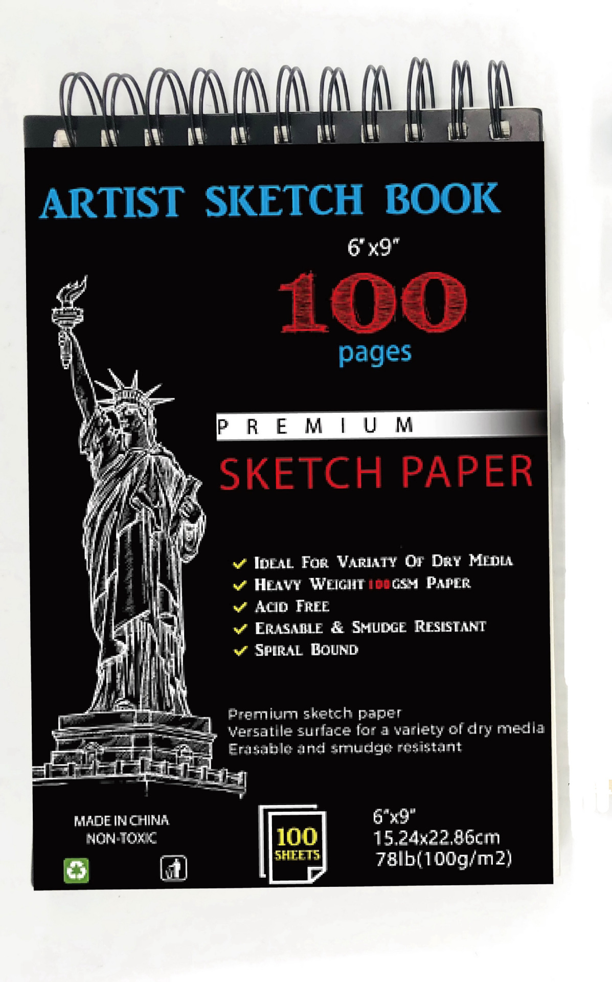 100 pages of the A5-Specific Sketch Book drawings, drawings, drawings, drawings, drawings, drawings.