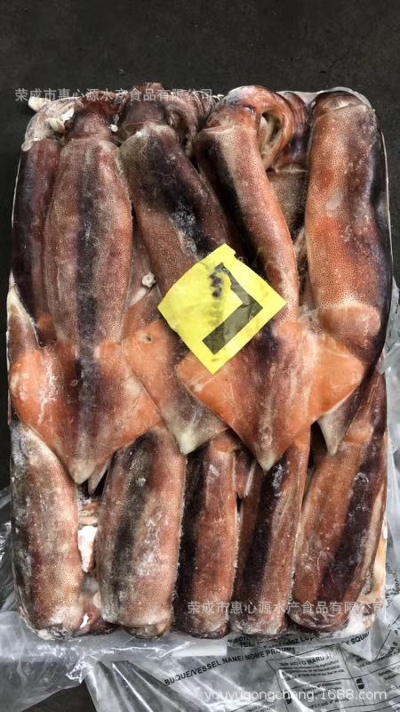 mực X-quang, mực ống đông lạnh nguyên liệu 300/600 g nguyên liệu nguyên chất
