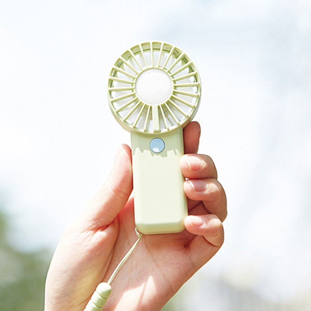 Small fan hand-held super-miniusb charged double-wire windy outdoor portable.