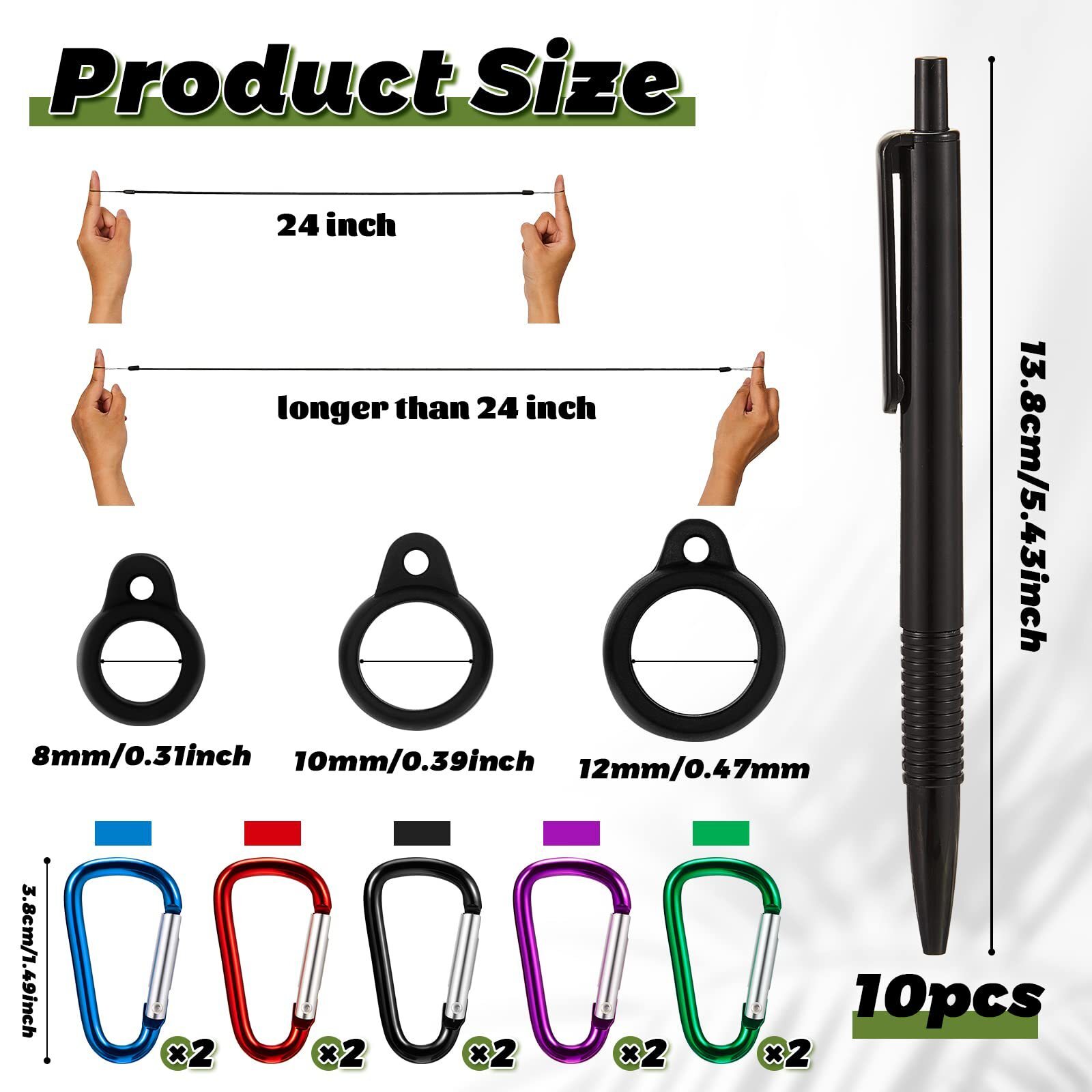 Hàng dài 24 inch thắt dây cương bằng bút chì, vòng đeo cổ, áo khoác.