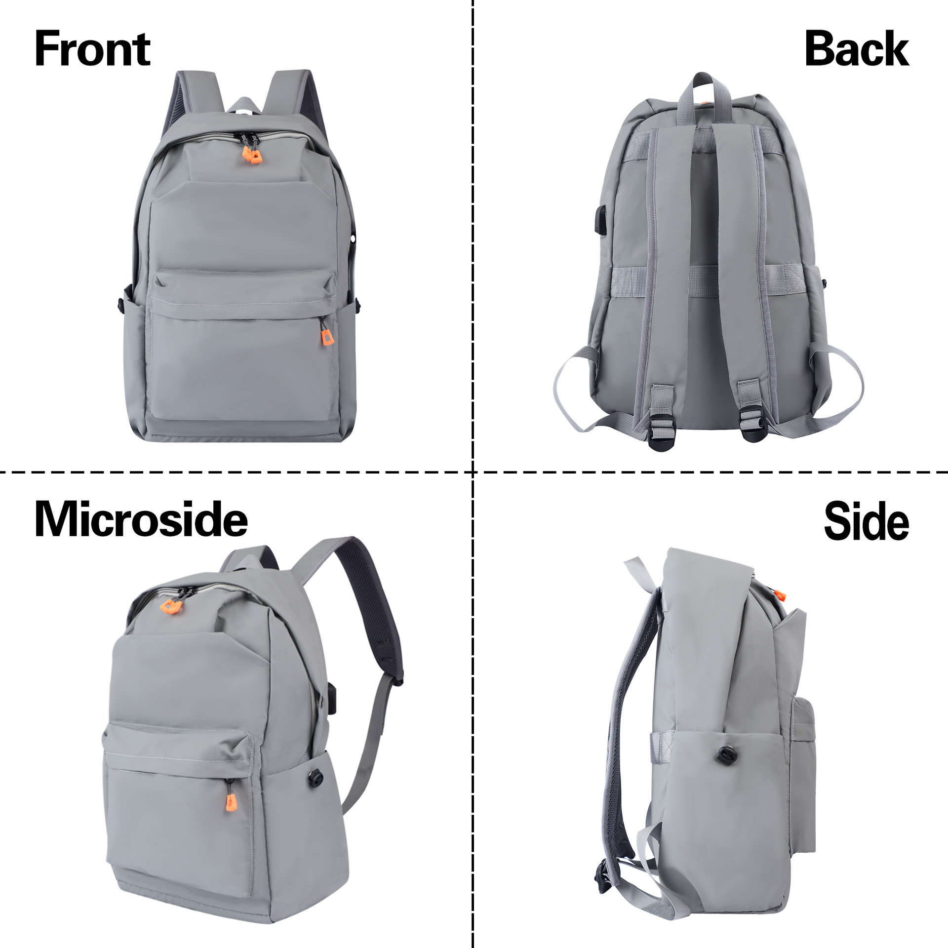 Cross-border double-shoulder men with approximately a large capacity pack for outdoor recreational travel, multi-purpose college students ' bags