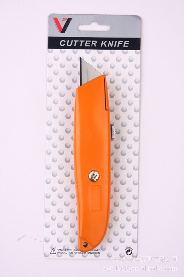 Supplyer aluminum alloy cutter, zinc alloy heavy tools knife, plastic stationery creative knife.