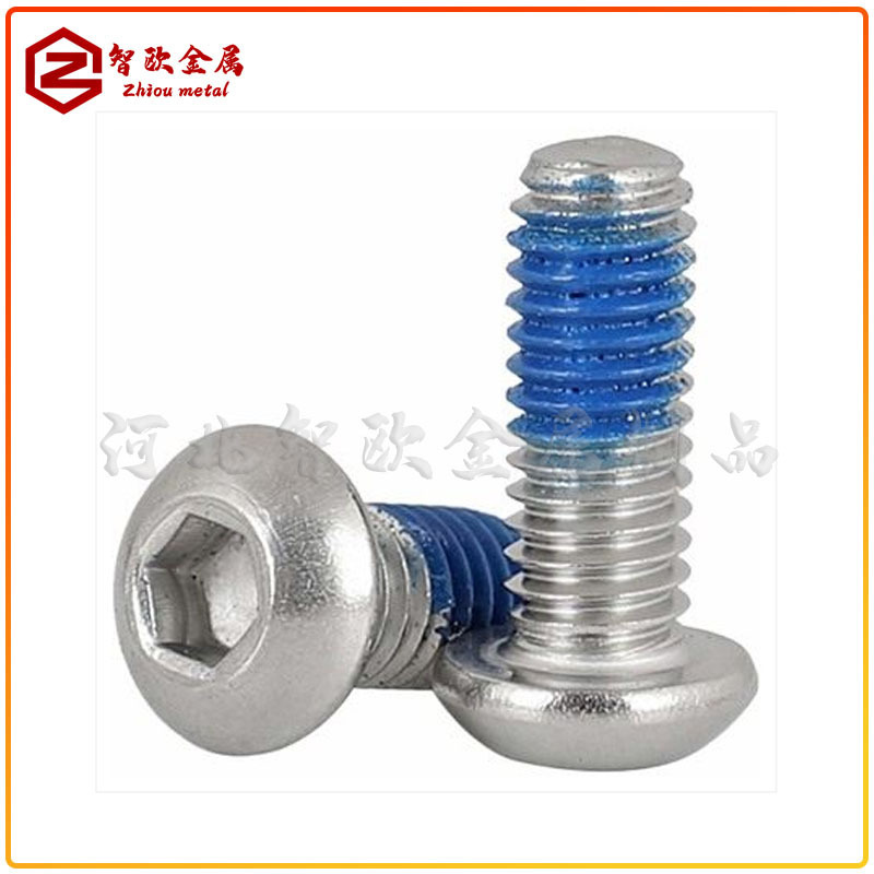 Hexagonal bolt-plugged zinc bolt stainless steel bolt-proof-default-proof-processed hexagonal-coated.