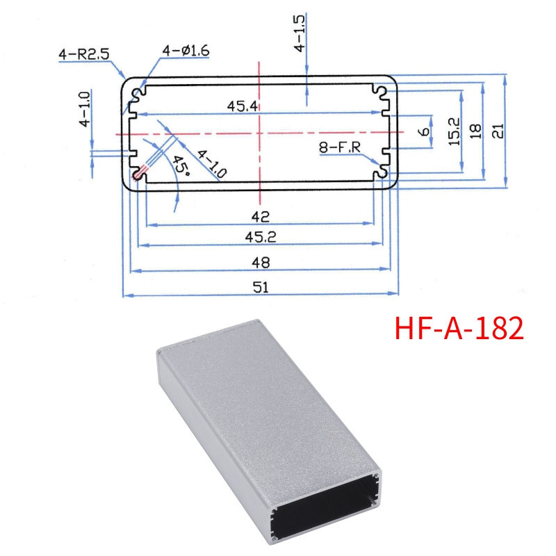 Aluminium shell receiver receiver for the Aluminium Crew Control Unit for the spot-diy machine