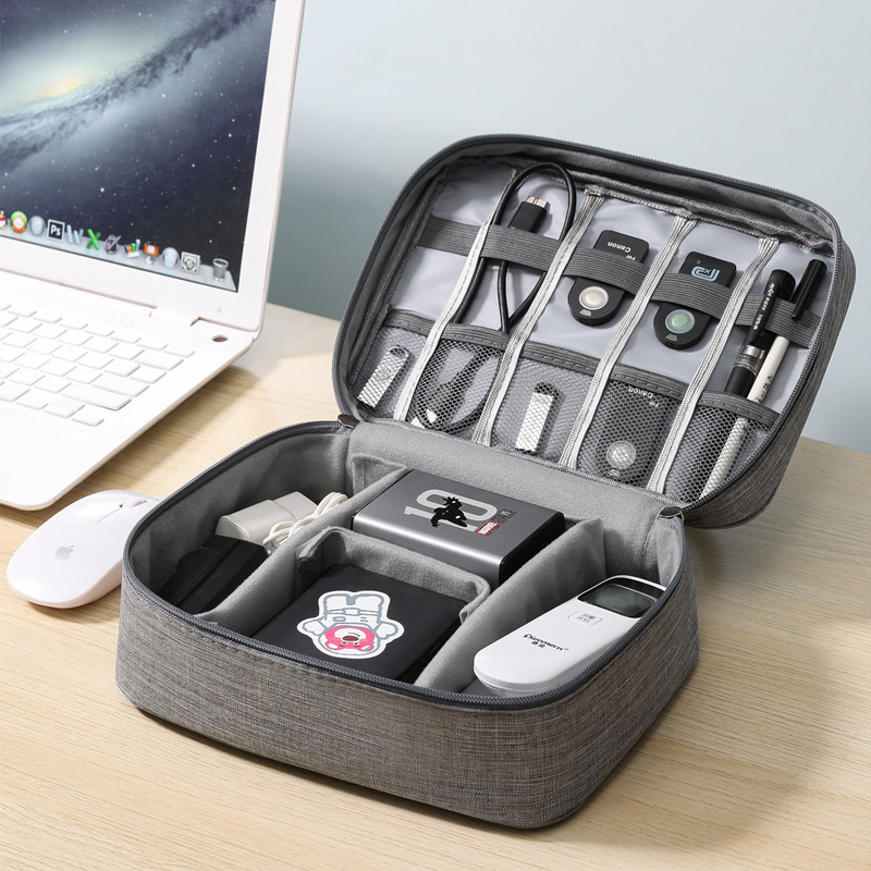 Anion data line charger bag, portable waterproof phone digital pack, direct sale.
