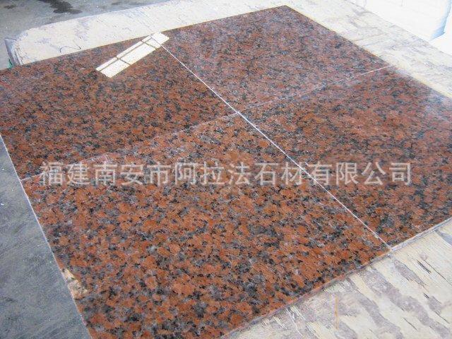 厂家直销枫叶红外墙干挂石材 岑溪红花岗岩 枫叶红防水干挂板