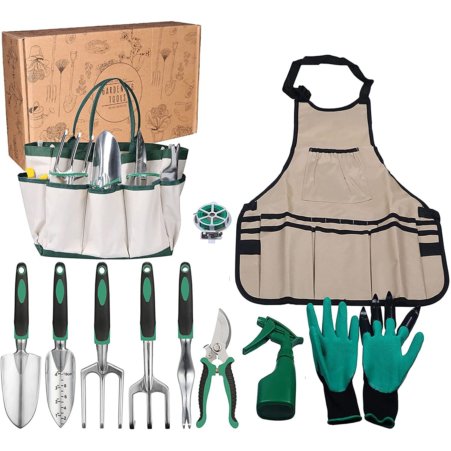 Công cụ vườn 11Pcs Đặt công cụ vườn