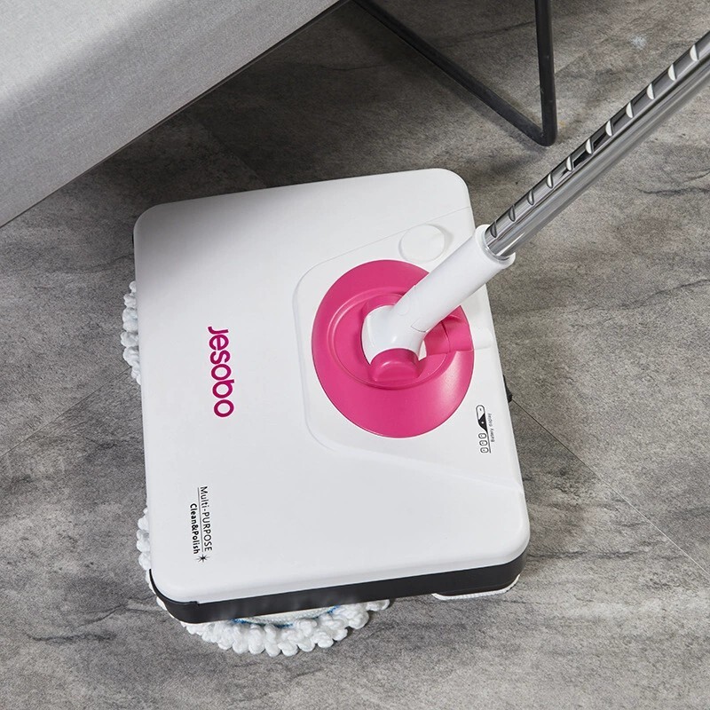 Power-powered wireless water mops clean clean-up of clean one- unit jet mops with a rotating wiper