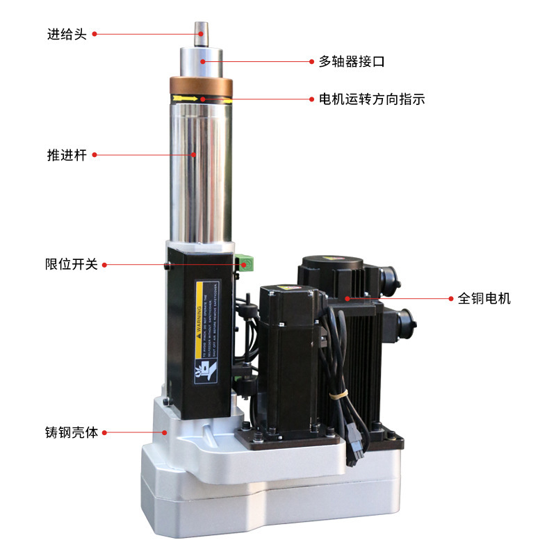 74 100-way process for the two-server power-light machine for the drilling of a drill engine