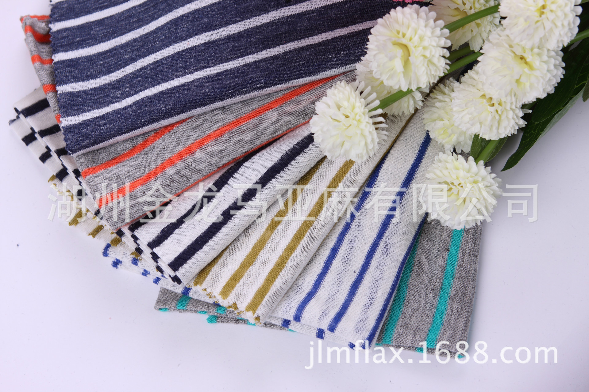 French imported raw materials with colored linen