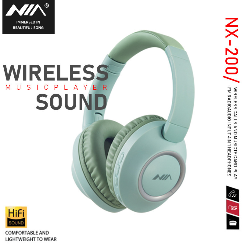 NIA NX200 điện thoại đầu Wireless, dao cạo vô tuyến kết, âm thanh chất lượng cao HFI