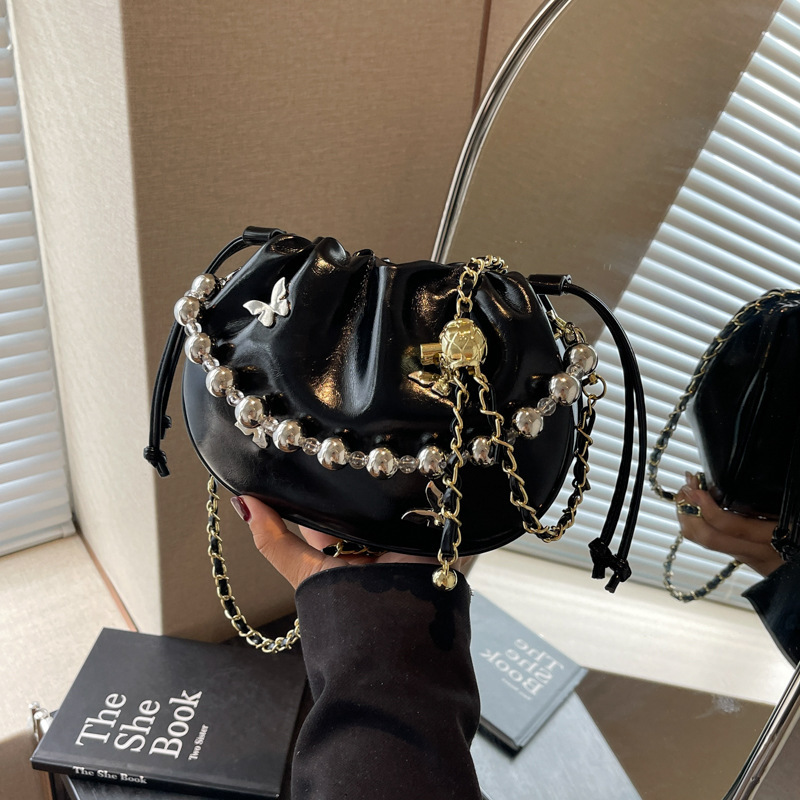 593367 new high-end slant-packed, small-scale design chain with a hot summer bucket bag.