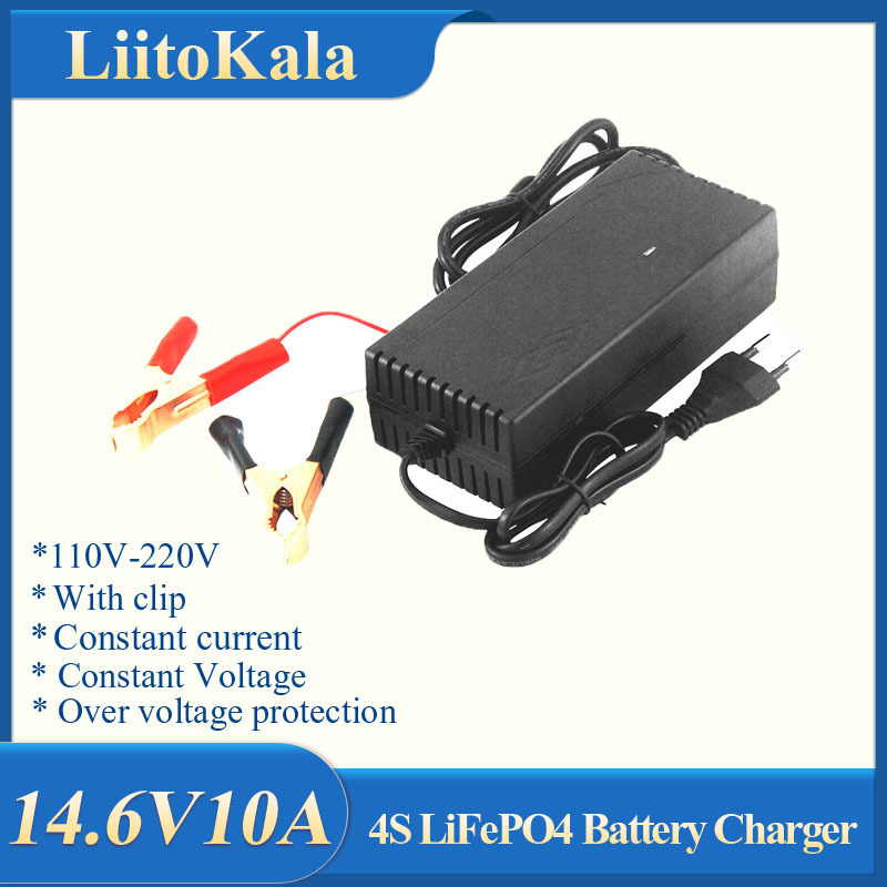 Lito Cala 14.6V 29.2V 43.8V 58.4V 2A 3A 5A เครื่องชาร์จแบตเตอรี Lithium ฟอสเฟต