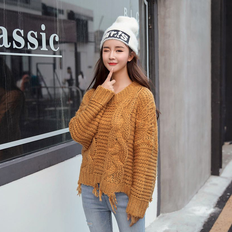 Màn hoàng hôn mới của Hàn Quốc, áo len dài, mùa thu