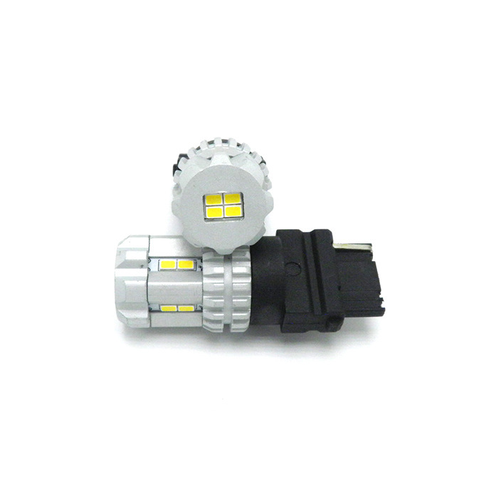 Modified car LED brakes daylights turning white and yellow to light 3156 T25 3020 12SMD constant flow