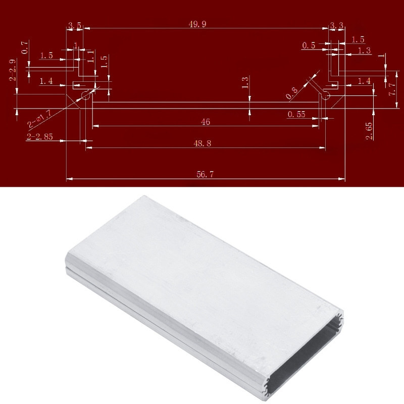 Aluminium alloy cartridge model for the industrial aluminium-type CNC fine-processed mine-protector power controller