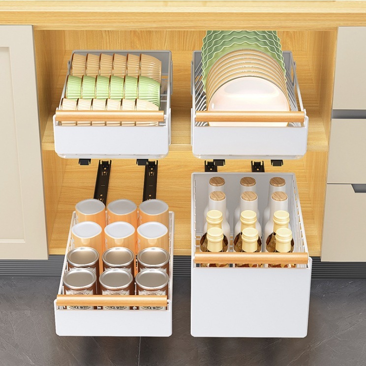 Các tủ đựng đồ đa mục đích với các slides và các chai xoáy để bao gồm các dụng cụ gỗ đính kèm cacbon mà không cần mở.