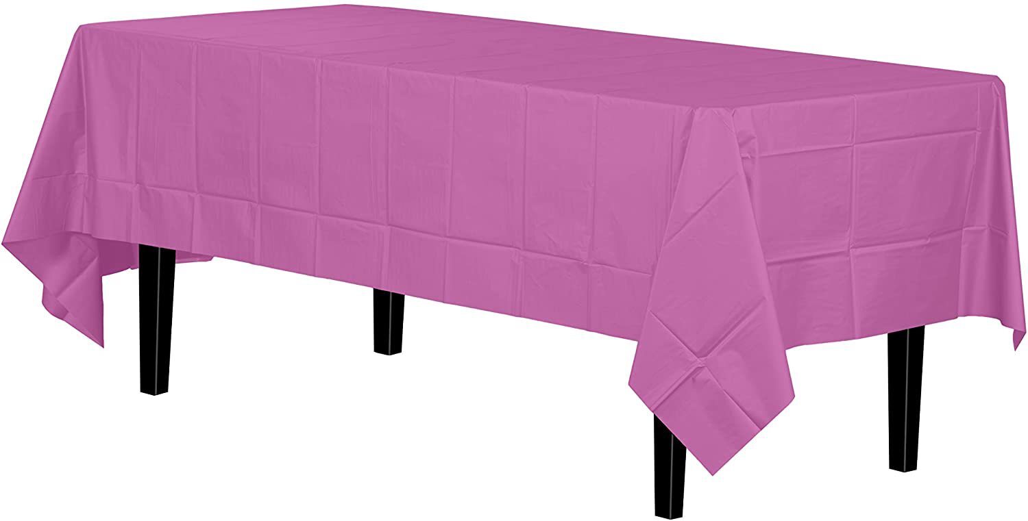 The Amazonian cross-border electrician thickened the PEVA table with 54 *108 inches of oil-covered colored party cloth.