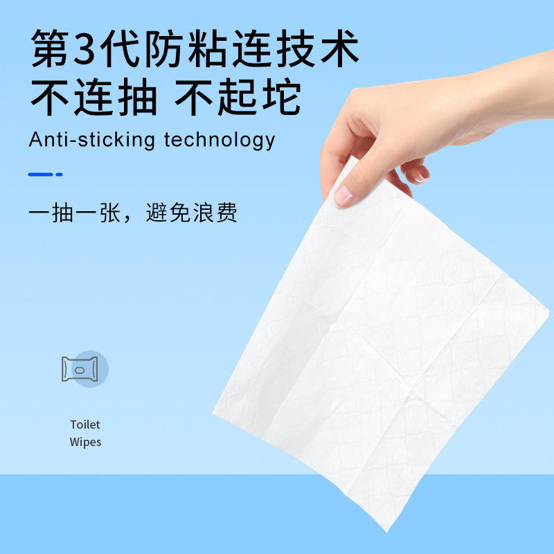 EDI超纯水卫生湿厕纸擦屁屁母婴儿可用可丢马桶可分解便携式10抽