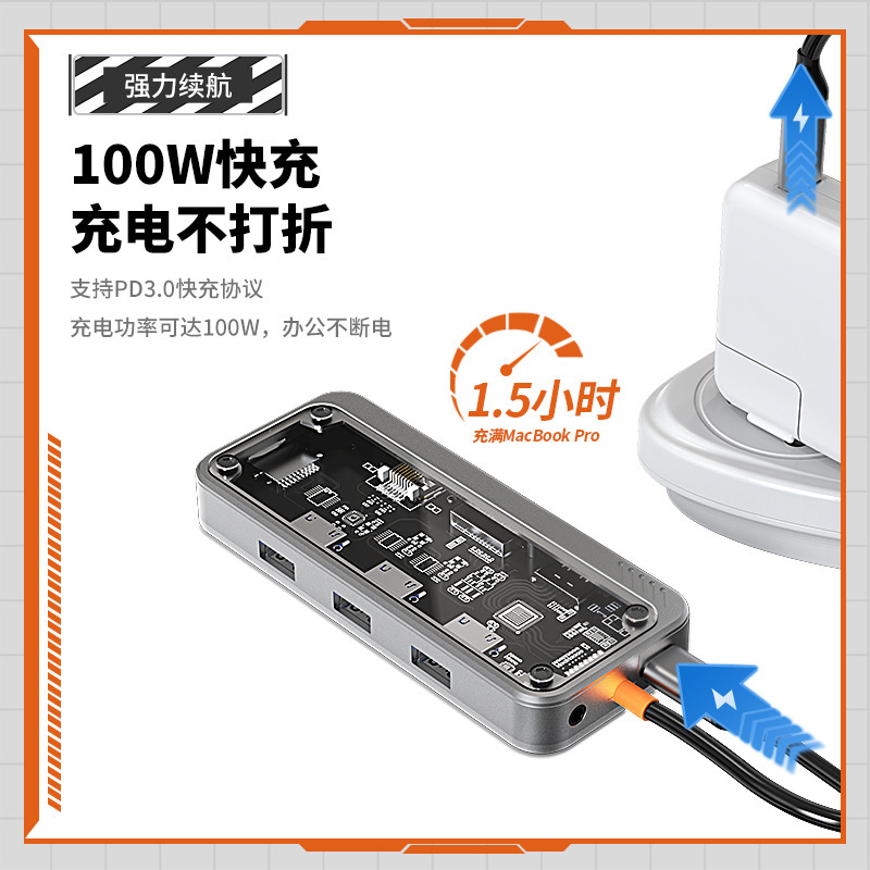 sản phẩm mới 10 + 1 kiểu c Mở rộng Bộ chuyển đổi máy tính mở rộng trung tâm WB