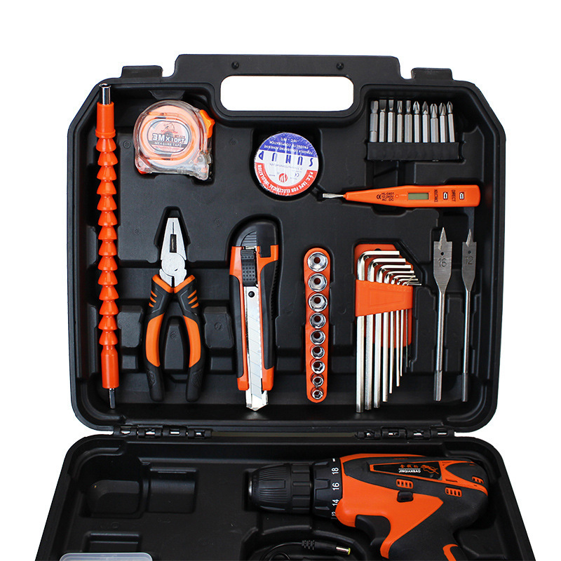 A daily household maintenance kit for a wholesaler who sells direct sales of thermal lithium power drills.