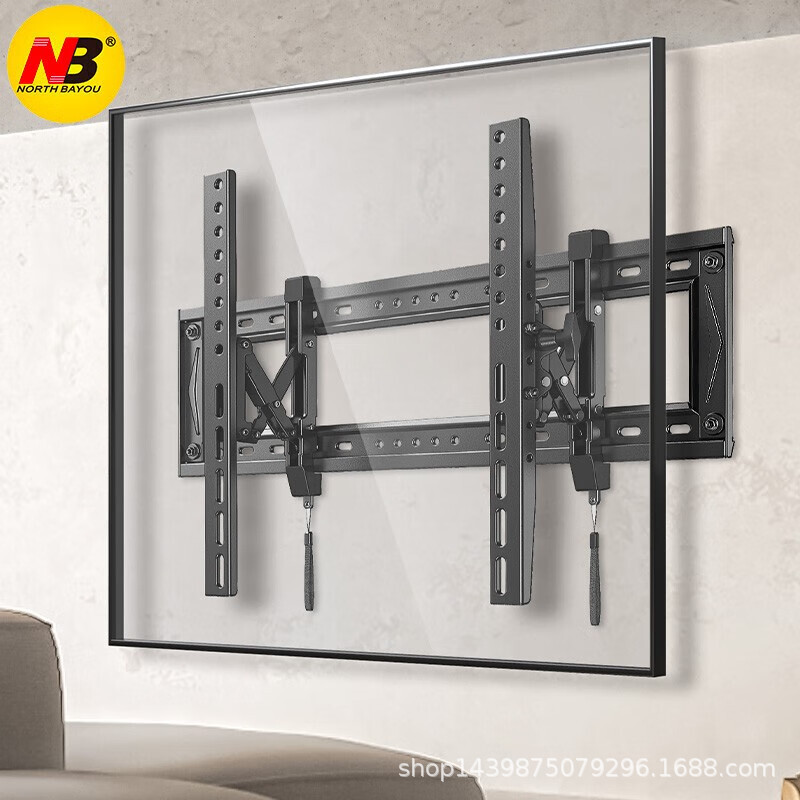 NB DF80-T (65-90 inches) TV hanger, TV stand, wall-up angle.