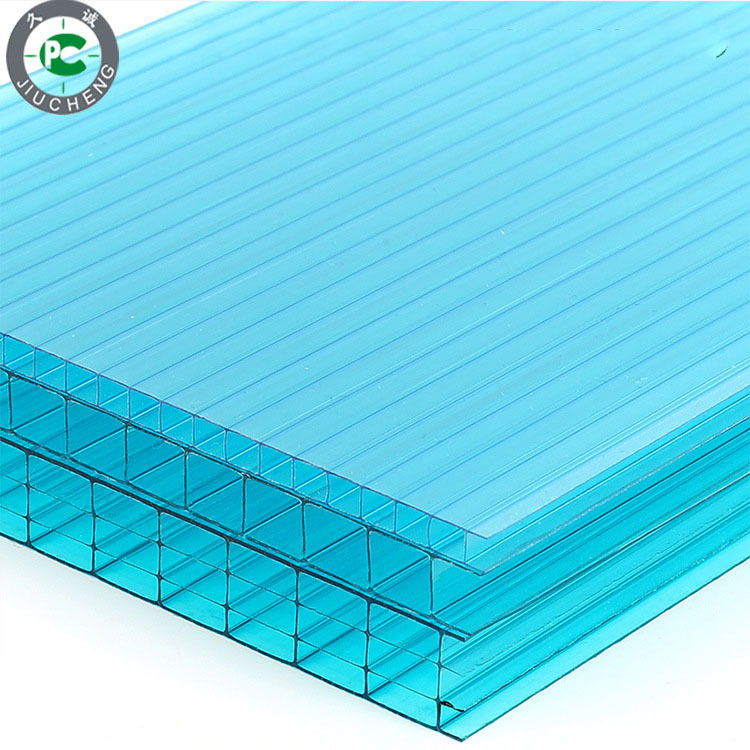 廠家供應工程專用板 PC陽光板透明多層溫室大棚中空板遮陽板