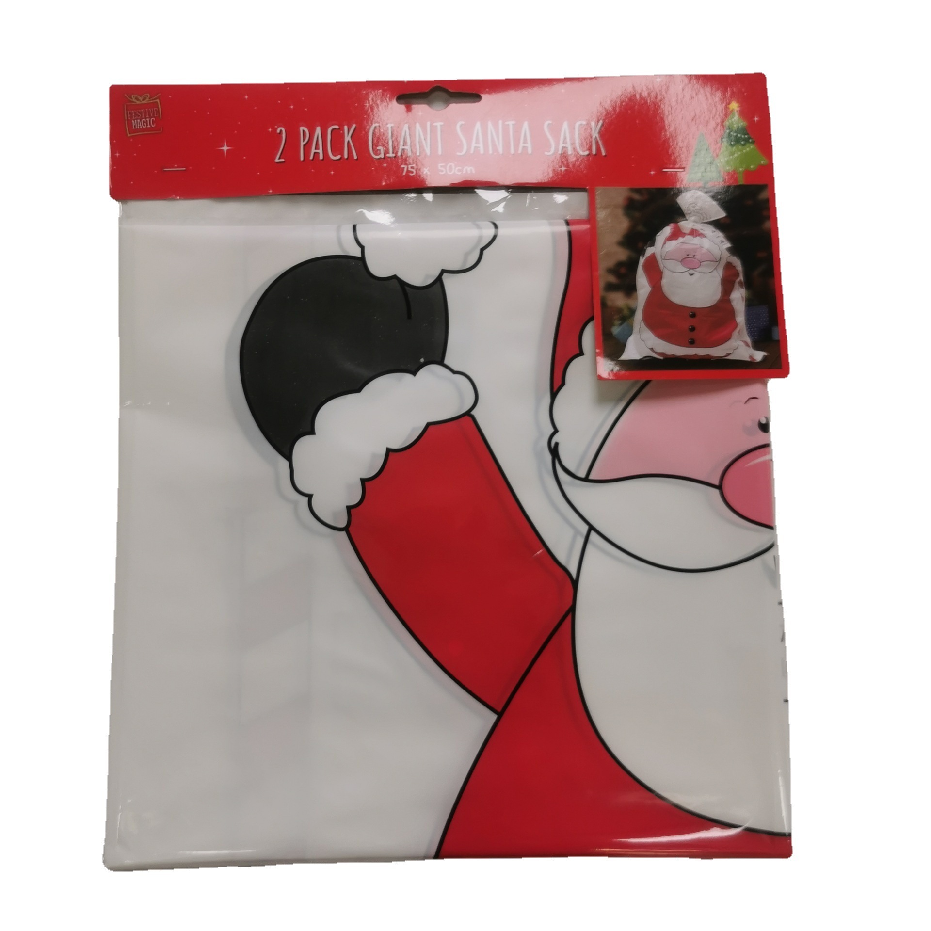 Amazon Gift Bags 20*30-inch Christmas gift bag PE plastic Christmas gift bag