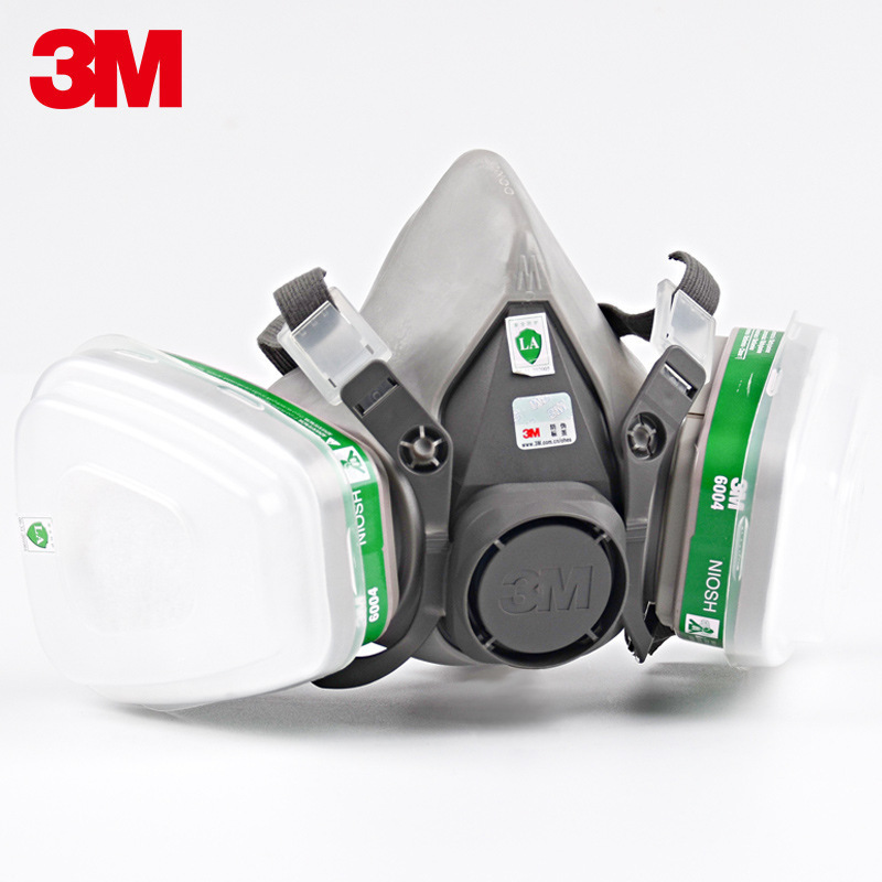 3M6200+6004防毒面罩防氨氣及甲胺氣體防護防毒面具