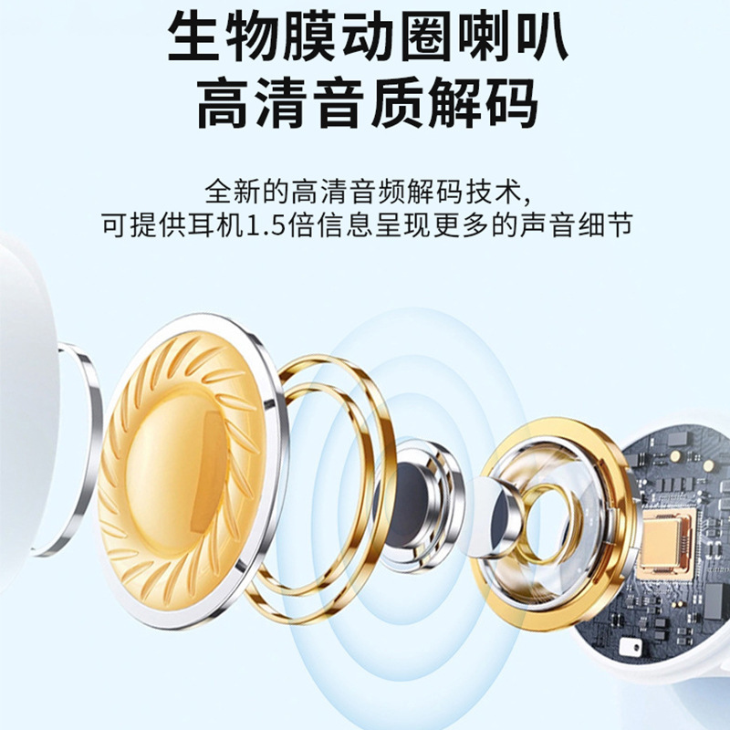 Màn hình LCD hiển thị điều khiển cảm ứng của tai nghe bluetooth Tai nghe thông minh đa chức năng cảm ứng ANC hiển thị tiếng ồn tai nghe