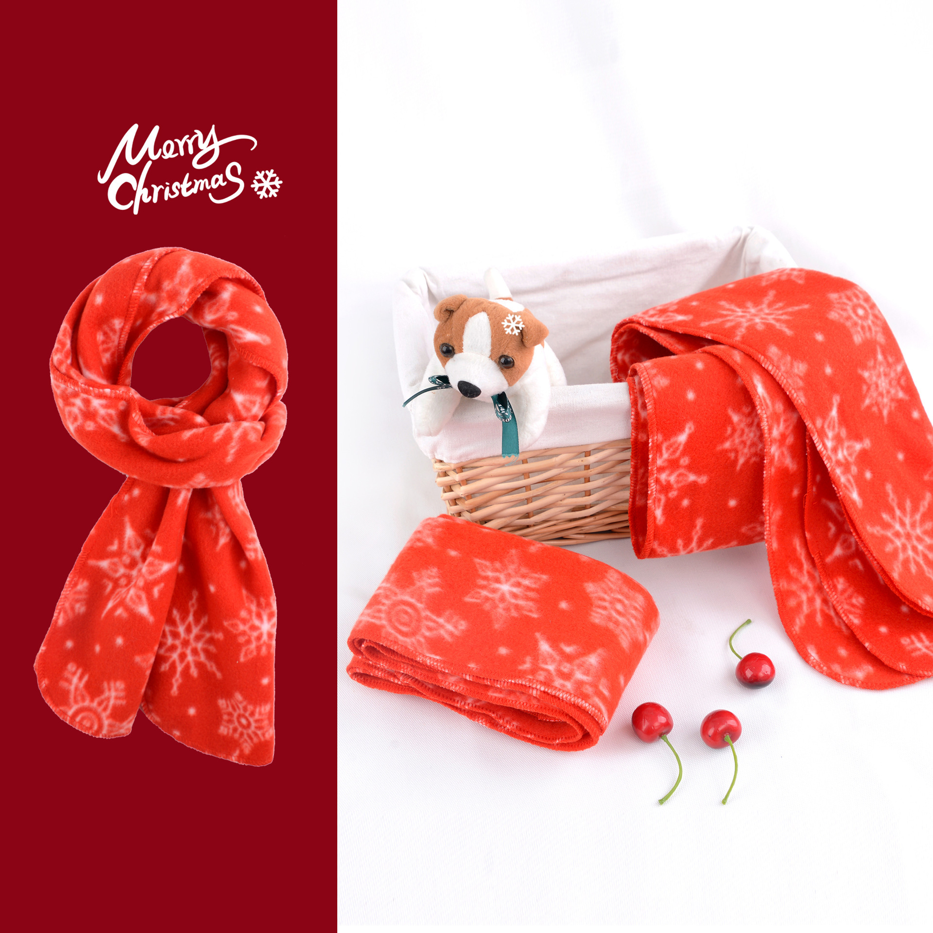 The Christmas scarf must be given in winter to keep the students warm for the holidays.