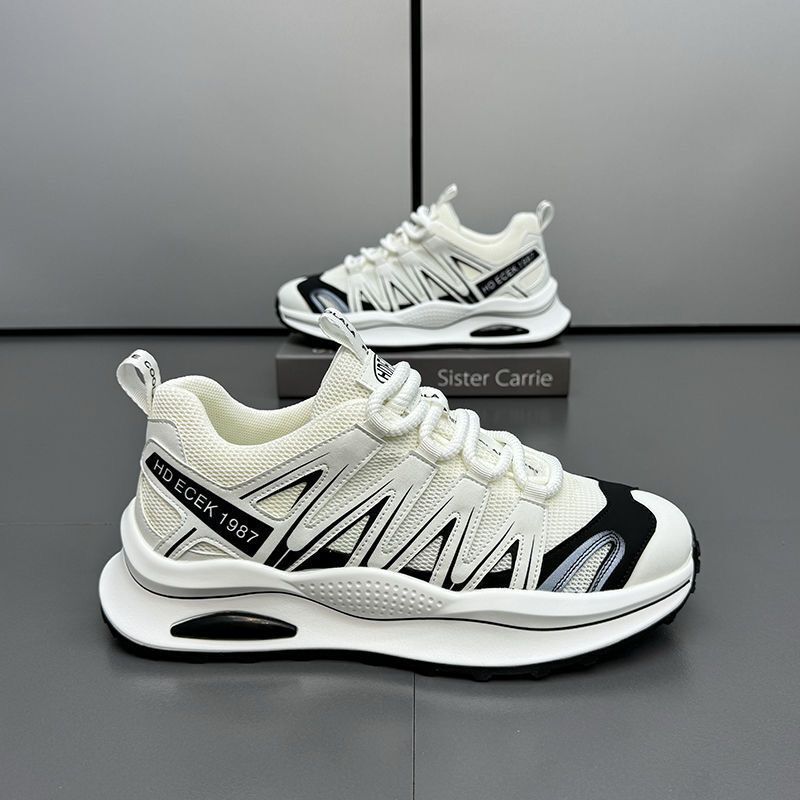 The man with the sneakers has a nice, comfortable, light-tide base.