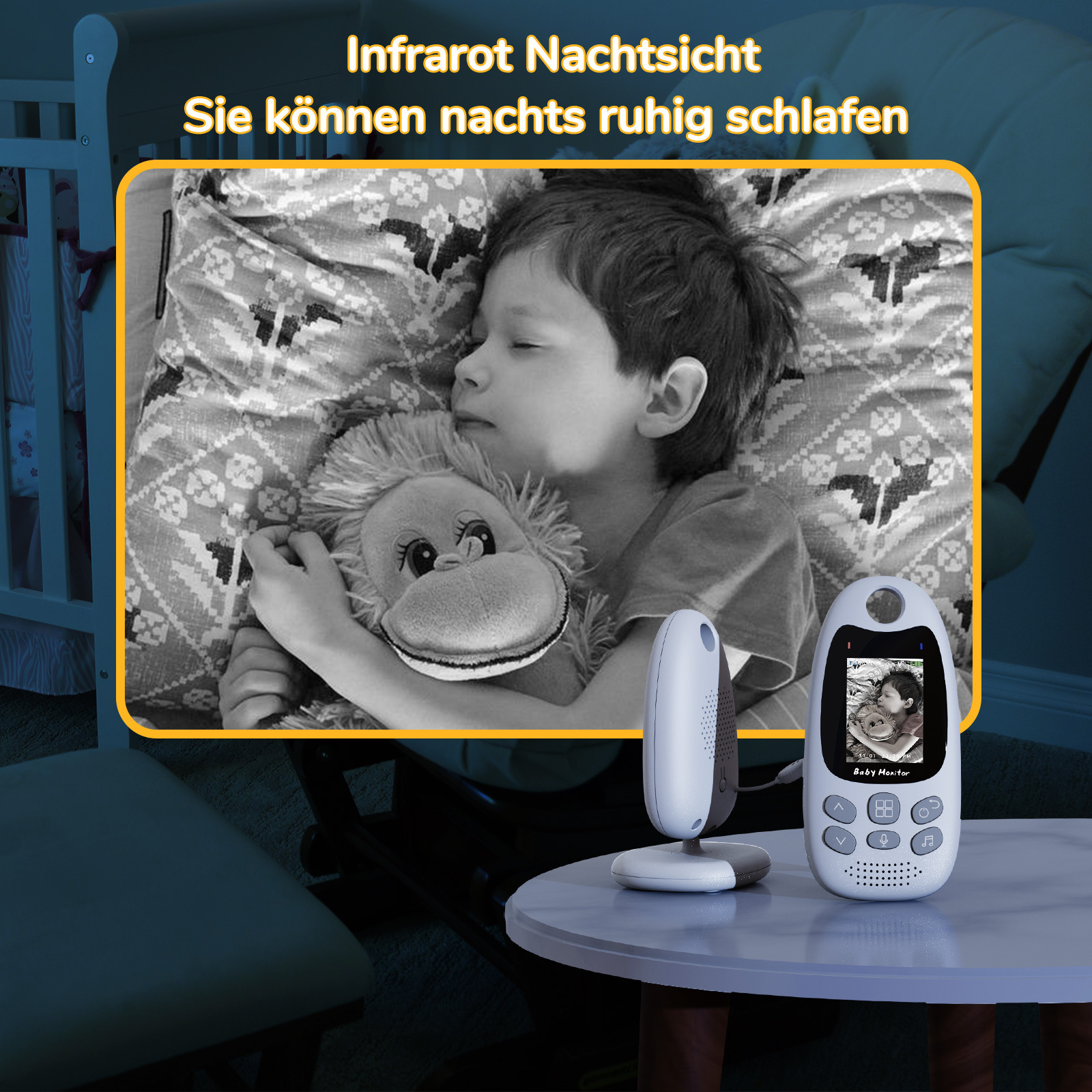 The VB610 2.0-inch baby monitor, 300,000 pixels, cross-border heat.